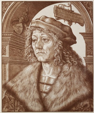 Portret van Johannes Paumgartner, 1512 door Hans Burgkmair